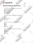 SKILL OF COMPUTER (MS WORD EXCEL)